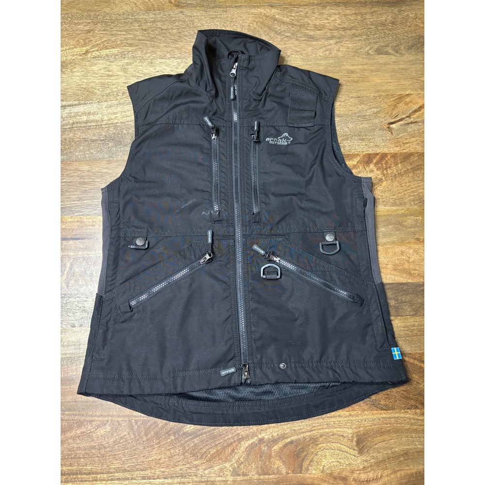 Arrak Outdoor Technical Vest Black Swedish Design Dog Training Utility Vest S
